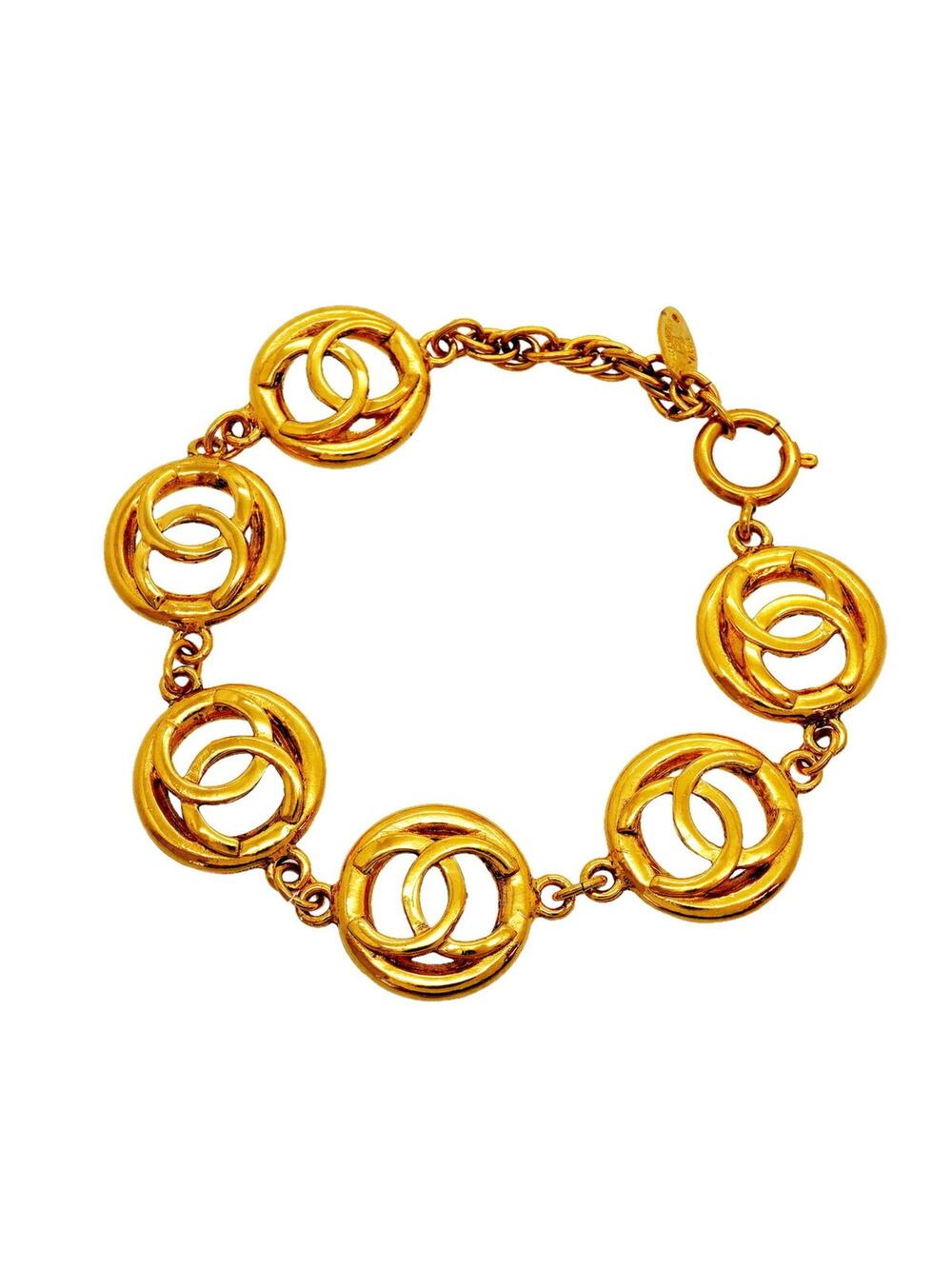 Chanel Cc Logo Circle Bracelet Metal #357329C86B